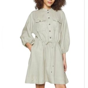 💎 LAUREN Ralph Lauren Women's Dress 100% Linen Plus Size #0266